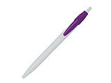Ручка шариковая, Simple, пластик, белый/фиолетовый, фото 2