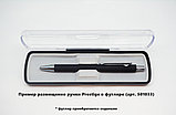 Ручка шариковая, Prestige, софт тач, металл, черный/серебро, фото 5