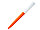 Ручка шариковая, пластик, софт тач, оранжевый/белый, Z-PEN, фото 2