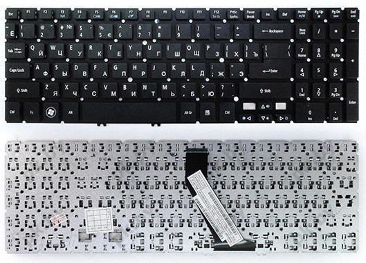 Замена клавиатуры в ноутбуке Acer Series V5-531, V5-571, M5-581