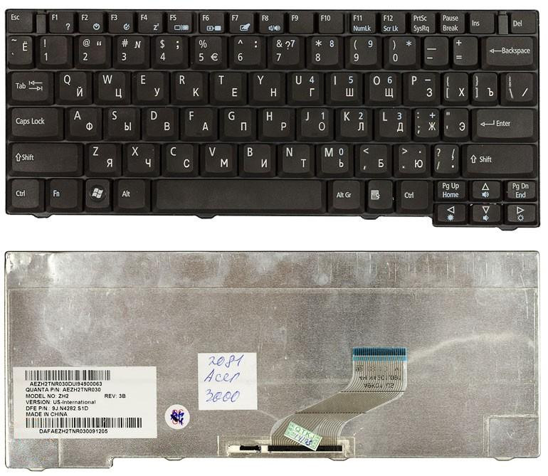 Замена клавиатуры в ноутбуке Acer TravelMate 3000 3010 3030 3040 RU