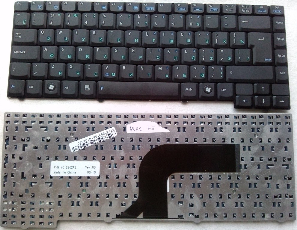 Замена клавиатуры в ноутбуке ASUS F5 F5R F5V F5M F5N X50 A3 A3A Black - фото 1 - id-p6808481