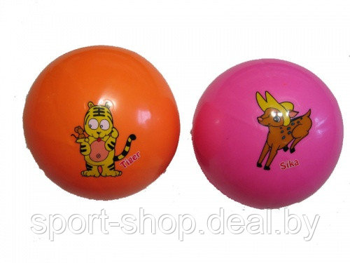 Мяч пластизолевый KPVC 3 д-9 дюймов, мяч детский, мячик детский, мяч для детей, игровой мячик, детские мячи - фото 1 - id-p103989676
