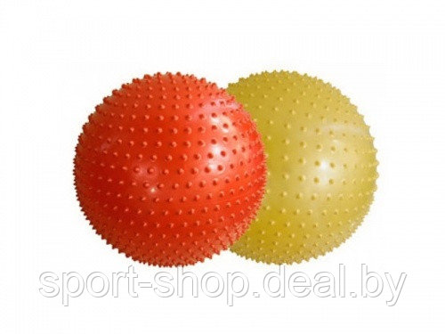 Мяч с шипами, для фитбола массажный F 1303, мячик массажный, мяч с шипами, мяч массажный маленький, фитнес мяч - фото 1 - id-p103989801