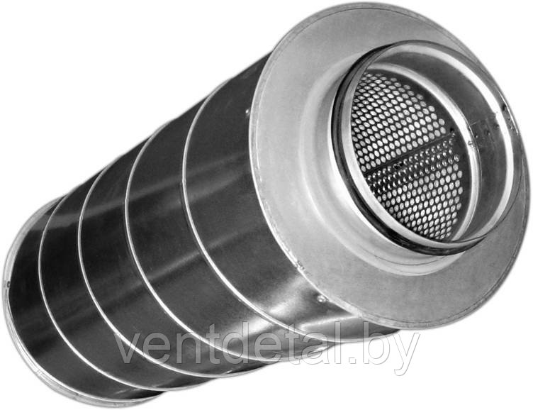 Шумоглушитель для вентиляции ГТК 160 600 D160 мм, L=600 мм