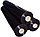 Пленка п/э 150 микрон, рукав 1500мм, укрывочная, черная (100м.п.), фото 3