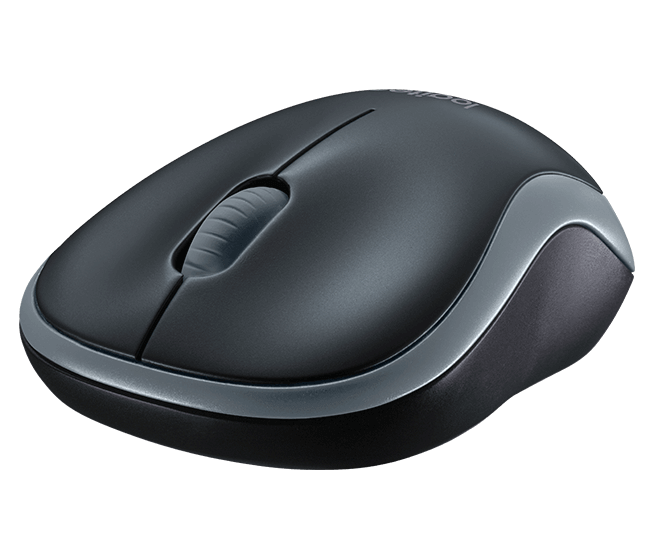 Беспроводная оптическая мышь Logitech Wireless Mouse M185, тёмно-серый