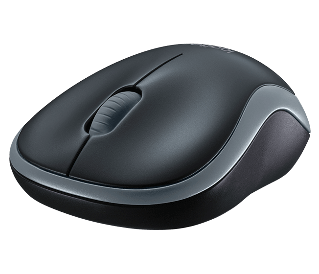 Беспроводная оптическая мышь Logitech Wireless Mouse M185, тёмно-серый - фото 1 - id-p115687571