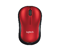 Беспроводная оптическая мышь Logitech Wireless Mouse M185, красный