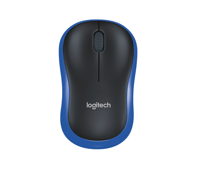 Беспроводная оптическая мышь Logitech Wireless Mouse M185, синий