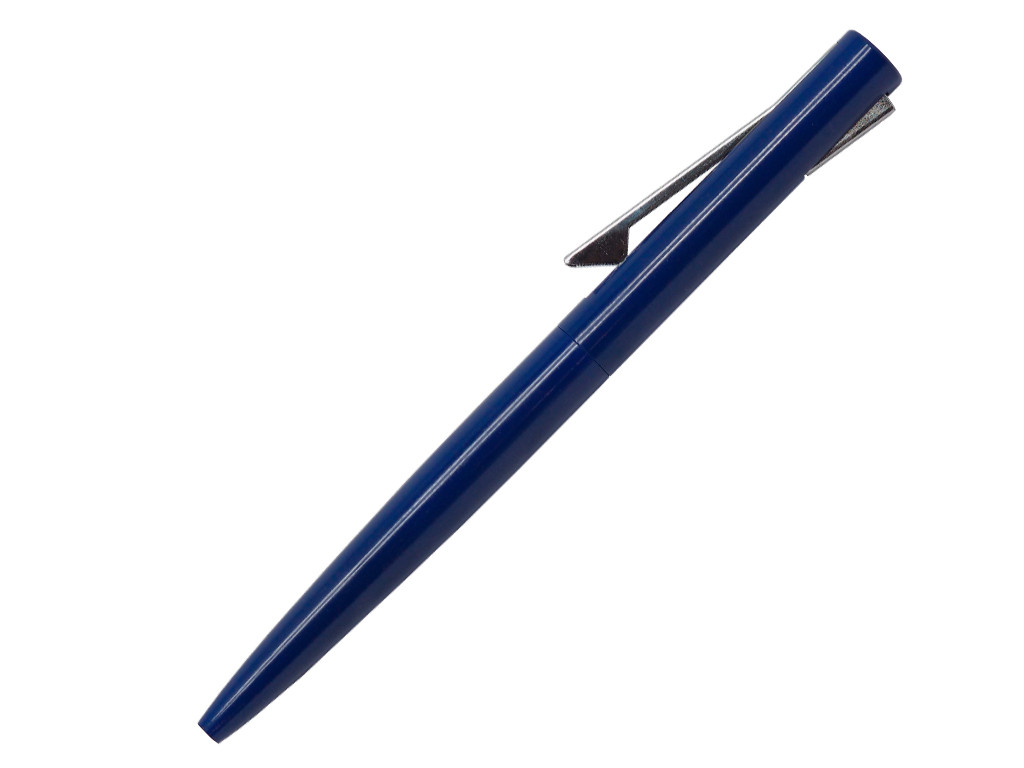 Ручка шариковая, пластик, металл, синий/серебро, Techno - фото 1 - id-p115607116