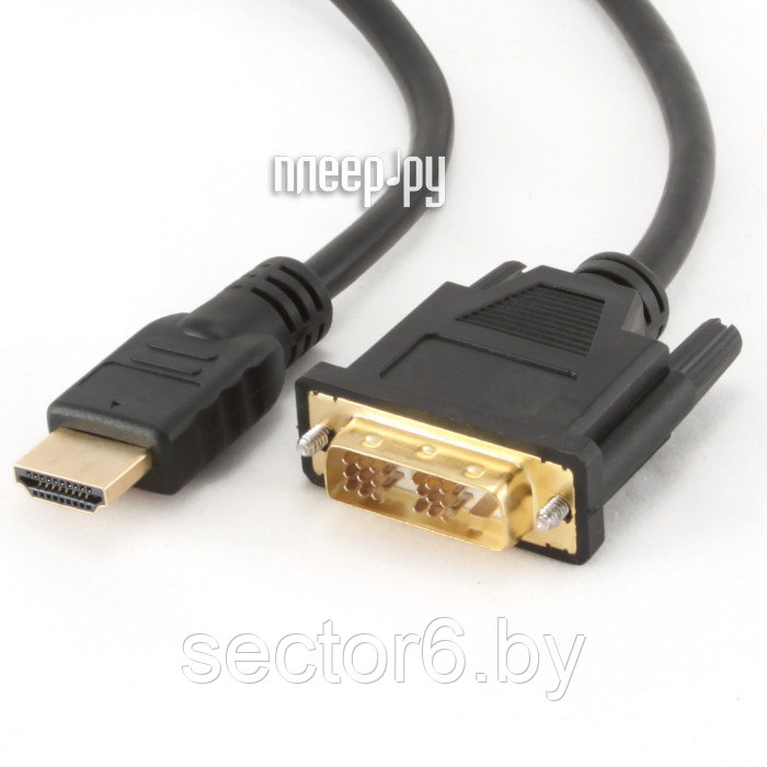 Кабель Cablexpert CC-HDMI-DVI-6 - фото 1 - id-p115673143