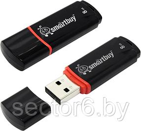 USB Flash Smart Buy Crown 8Gb Black (SB8GBCRW-K)