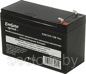 Аккумулятор Exegate Special EXS1270 (12V,  7Ah) для UPS