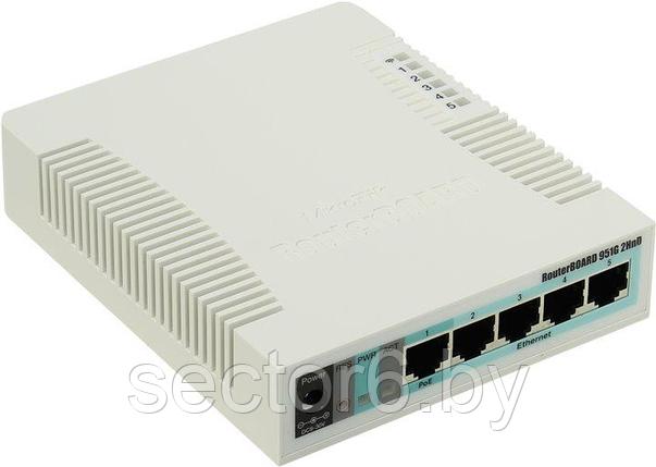 MikroTik Wireless-N Access Point (802.11b/g/n, 5UTP 10/100/1000Mbps, 1xUSB, 2.5dBi), фото 2