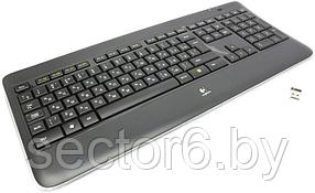 Клавиатура Logitech Wireless Illuminated Keyboard K800   Ergo 104КЛ+4КЛ  М/Мед