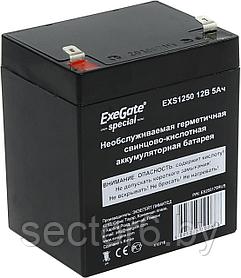[NEW] Аккумулятор  Exegate  EXS1250 (12V, 5Ah)