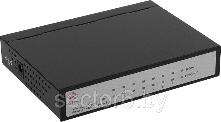 MultiCo Gigabit E-net Switch (8UTP 10/100/1000Mbps), фото 2