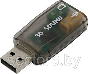 Espada  USB адаптер для наушников с микрофоном