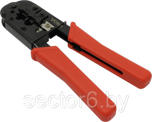 VCOM Инструмент для обжима коннекторов RJ-45, RJ-12, фото 2
