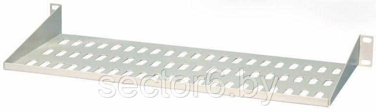 NT SC200 G Полка 19" консольная, серая L=200 мм, перфорированная, фото 2