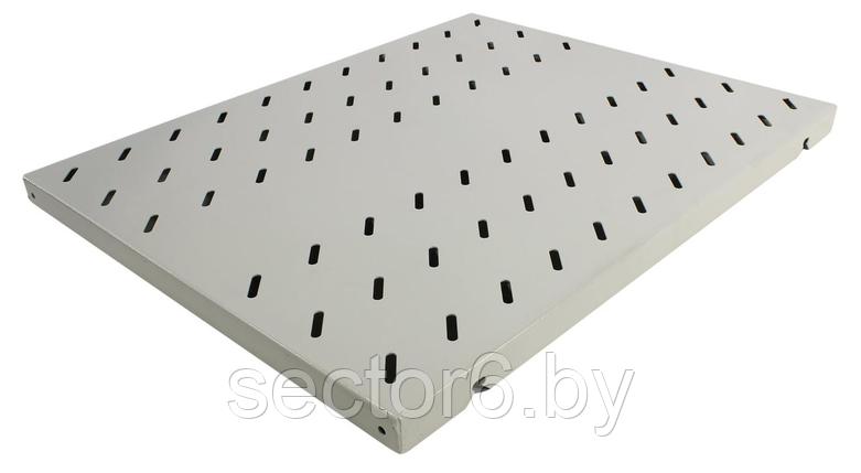 NT SSt620 G Полка 19" усиленная, серая L=620 мм, перфорированная, грузоподъемность 100 кг, фото 2