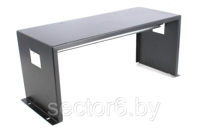 NT PANEL ASSEMBLY 4U B Панель монтажная 19" с DIN-рейкой, чёрная глубина 200 мм, фото 2