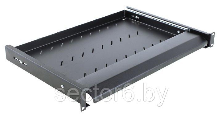 NT LP ts B (Light Panel telescopic + shelf ) - панель освещения с направляющими чёрная, фото 2