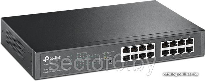 Коммутатор TP-Link TL-SG1016PE - фото 2 - id-p115694745