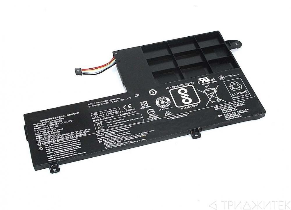 Аккумулятор (батарея) для ноутбука Lenovo S41-70 S41-70AM (L14L2P21) 7.4V 30Wh