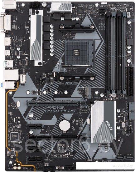 Материнская плата ASUS Prime B450-Plus - фото 1 - id-p115697017