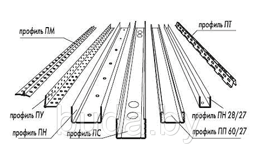 Профиль потолочный ПП CD 60х27х3000 0,4 (18шт/уп) - фото 6 - id-p115747091
