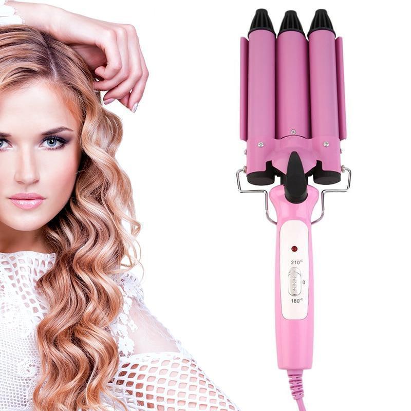 Тройная плойка для создания волн Professional Hairdressing JUNJUN ELECTRICAL JJ-928 - фото 6 - id-p115749662