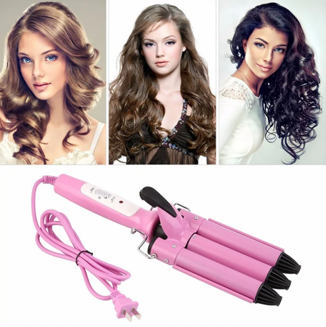 Тройная плойка для создания волн Professional Hairdressing JUNJUN ELECTRICAL JJ-928 - фото 5 - id-p115749662