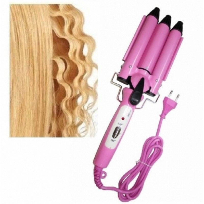 Тройная плойка для создания волн Professional Hairdressing JUNJUN ELECTRICAL JJ-928 - фото 8 - id-p115749662