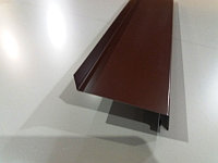 Отлив цокольный 290 мм коричневый (RAL 8017 шоколад)