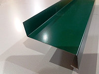 Отлив цокольный 50 мм зеленый (RAL6005) для фундамента