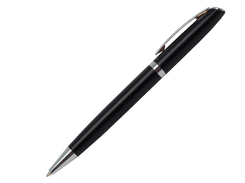 Ручка шариковая, металл, черный/серебро металлик Classic, фото 1