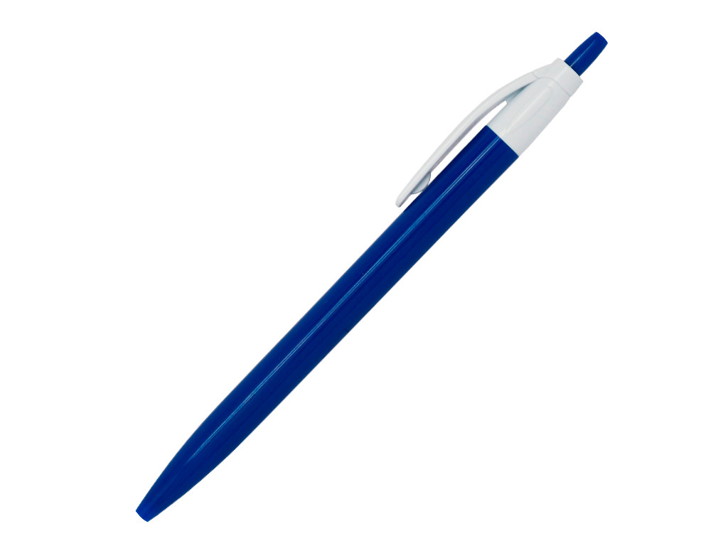 Ручка шариковая, Simple, пластик, синий/белый