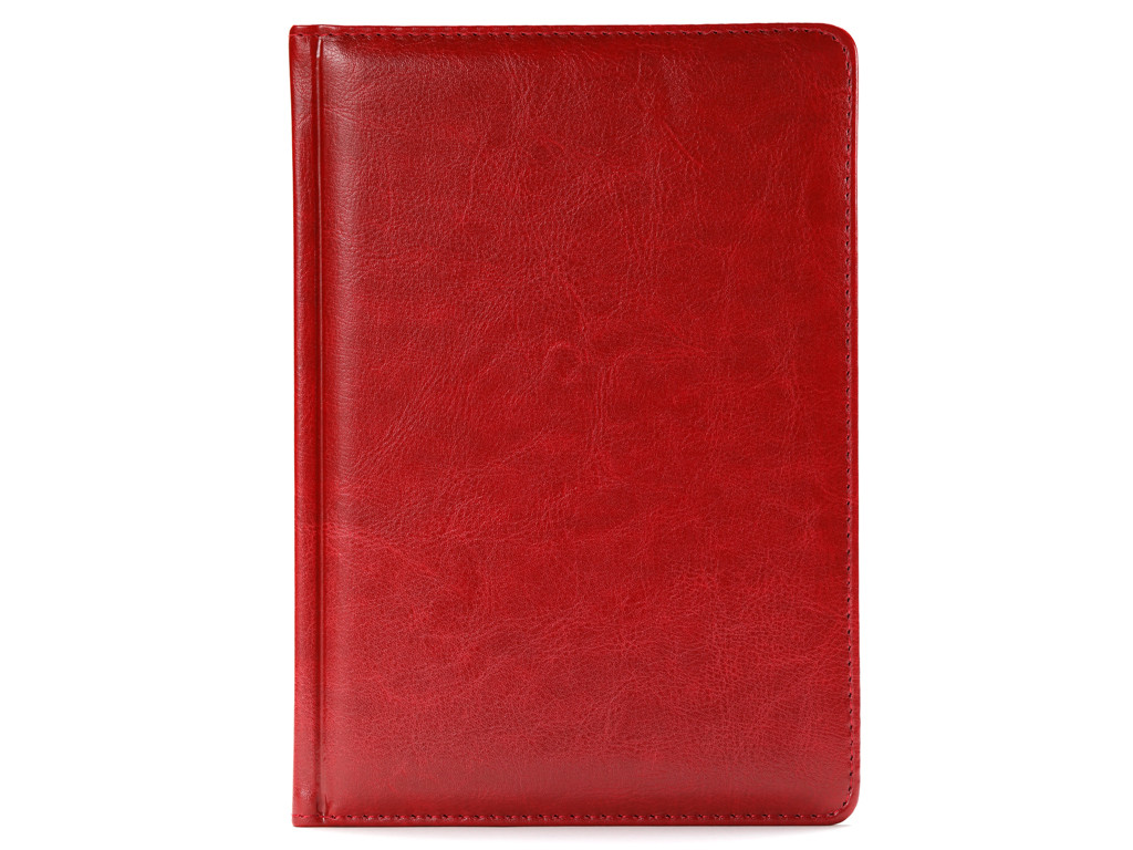 Ежедневник, недатированный, формат А5, в твердой обложке Nebraska (Небраска), бордовый, фото 1