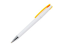 Ручка шариковая, пластик, белый/желтый, Z-PEN