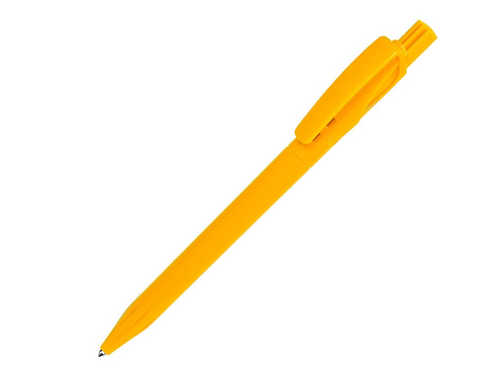 Ручка шариковая, TWIN, пластик, ярко-желтый