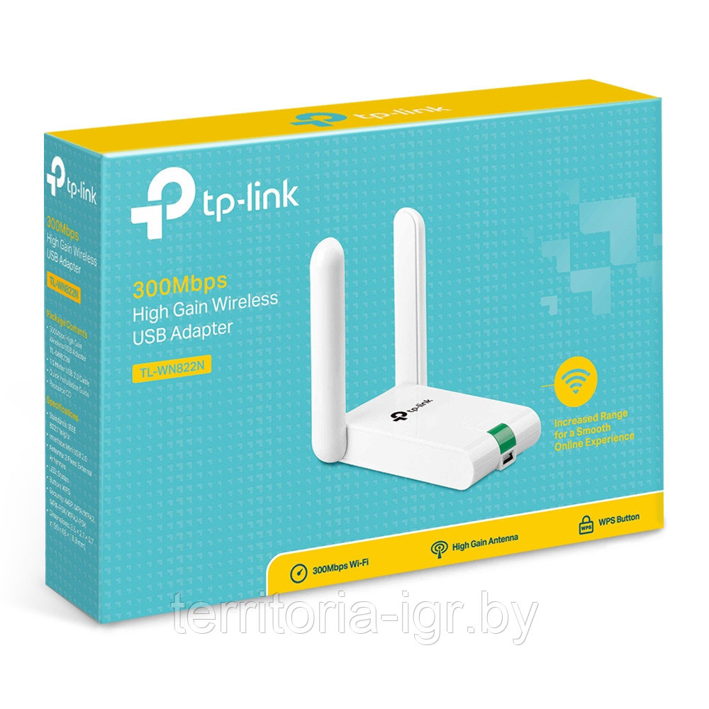 Беспроводной USB-адаптер Wi-Fi N300 TL-WN822N TP-Link