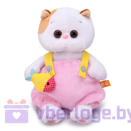 Мягкая игрушка "Кошечка Ли-Ли Baby" в меховом комбинезоне - фото 1 - id-p115776324