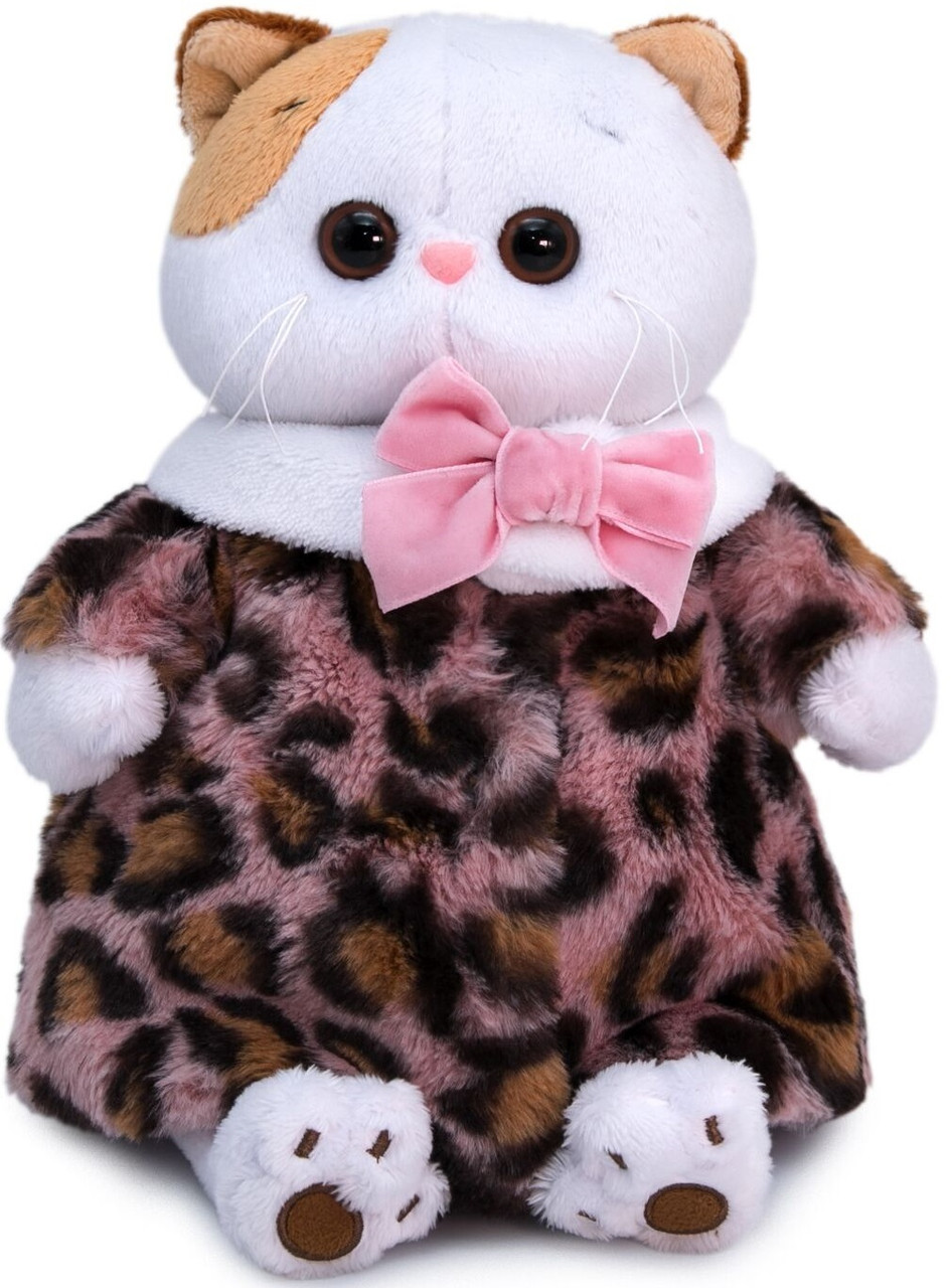 Мягкая игрушка "Кошечка Ли-Ли" в леопардовой шубке, 24 см - фото 1 - id-p115776336