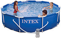 Каркасный бассейн Intex 305 x 76см с фильтр-насосом 1250 л/ч, арт. 28202
