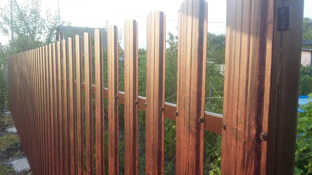 Забор из металлоштакетника - фото 2 - id-p115778973