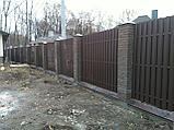 Забор из металлоштакетника, фото 6