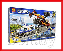 11209 Конструктор Lari "Воздушная полиция: Кража бриллиантов", свет, аналог LEGO City 60209, 424 детали