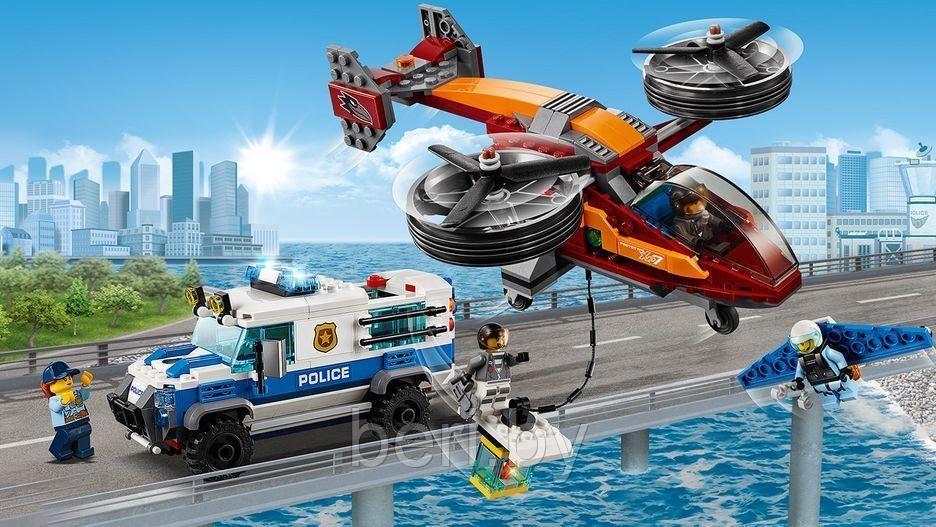 11209 Конструктор Lari "Воздушная полиция: Кража бриллиантов", свет, аналог LEGO City 60209, 424 детали - фото 2 - id-p115778988